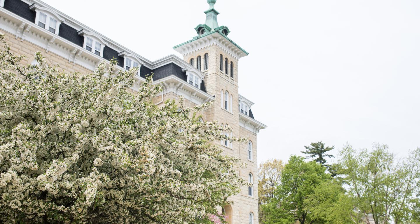 Old Main in the Spring